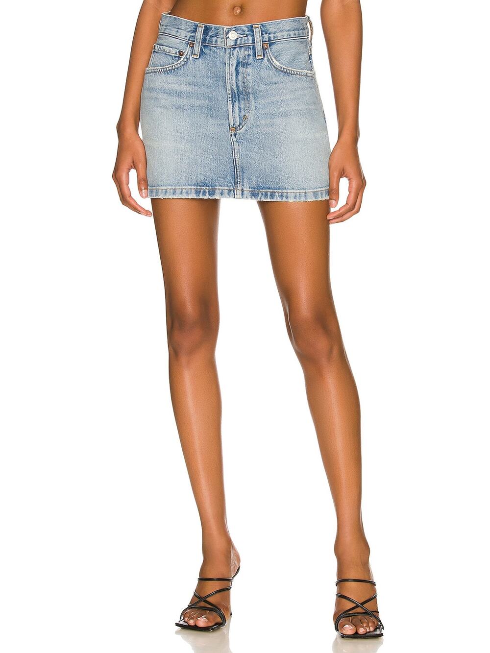 Agolde Classic Blue Liv Mini Skirt Size 24